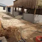 تركيب عريش جريد نخل وخيزران