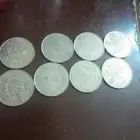 ريالات معدنية الملك خالد عدد 8 ريال