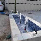 شلالات جلسات مظلات