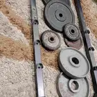 Gym weight and water pump