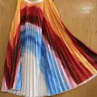 طقم بلوزة و تنورة ملونة جميلة