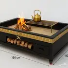 منقد منقل مشب جلسة مشب داخلي مناقد تصاميم على حسب الطلب لجلس