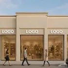 تصميم واجهة محلات تجارية