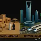 مجسمات وتوزيعات اليوم الوطني