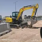 ميني بوكلين. حفار صغير . كرينات . رافعات للإيجار