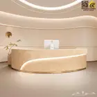 ريسبشن رخام صناعي كونتر رخام طاولة استقبال رخام