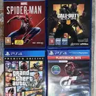 بلاستيشن 4 مستعمل مع 4 يدات تحكم ومع اسلاكه   واشرطه متنوعه