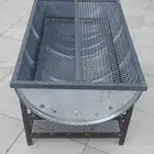 منقله حديد صاج سمك 2مم 90x60 شوي كباب و شبك للبرقر