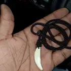 قلاده عقيق وناب واجحار كريمه