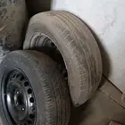 اتنين حبه كفرات مع جنط سياره النترا للبيع