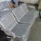 كراسي انتظار ثلاثي و ثنائي حديد جودة عالي سعر منخفض