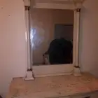 تسريحة وكمودينة خشب متين
