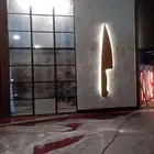 استيج مع كونتر استقبال حسب التصميم المطلوب مع بديل رخام