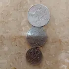 قطع معدنيه ريال ونص وربع الملك عبدالله