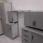 مطبخ جاهز مجدد رخام صناعي جديد