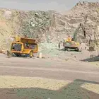 يوجد فك الصخور وبنيان حجر وقص اراضي