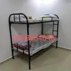 أسره حديد وسراير خشب ومراتب ومفارش وبطانيات ومخدات