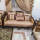 كنب وستائر وطاولات للبيع