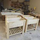 احواض زراعة خشب