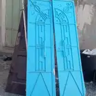 ابواب حديد وخشب