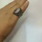 خاتم عقيق يماني فضه