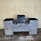 مدخنة مشب حرف اتش H