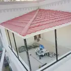 غرفة مستقبلية واجهتين زاجاج