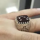 خاتم عقيق يماني كبدي