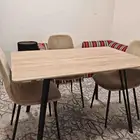 طاولة طعام 4 اشخاص نضيف