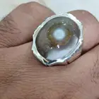 خاتم فضة بحجر العقيق السليماني الهندي
