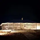 بيت شعر تركي خط أحمر اسود وابيض مقاس جميع المقاسات خياط VIP