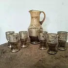 طقم جك مع كاسات عسلية