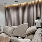 Luxury curtain with ironing service new in Riyadh