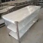 استيل بجميع انواعه طاولات رفوف مغاسل كونترات