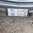 لوحه للبيع مميزه برقمين