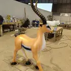 مجسم غزال من الفايبر جلاس