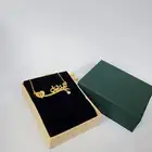 سلسال مطلي ذهب باسم من تحب   هدية تليق بقلبه.