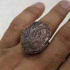 خاتم فضه بحجر الهبهاب الطبيعي