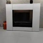 دولاب تلفزيون مع ارفف جانبية ودرج