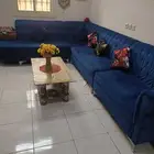 blue color sofa light weight