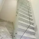 ترابزين زجاج درج درابزين زجاج سلم سكوريت