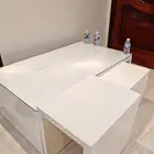 طاولات خدمة بيضاء