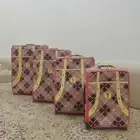 طقم حقائب سفر اربع قطع جديدة استخدمت مرة واحدة