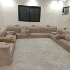 كنب ومكيت وغرفة نوم وطاةلة شاشه للبيع