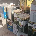 صفيح تنك زيت فاضي للبيع