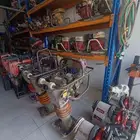 تاجير معدات انشائيه مواطير لحام وكهرباء ومكائن تسنين المواسي