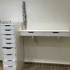 تسريحة مع دولاب واضأه