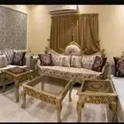 كنب تركي فاخر مع الطاولات .
