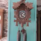 ساعة كوكو المانى خشب تراثية اسبوعية