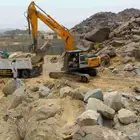 بوكلين للايجار تكسير الجبال هدم المباني